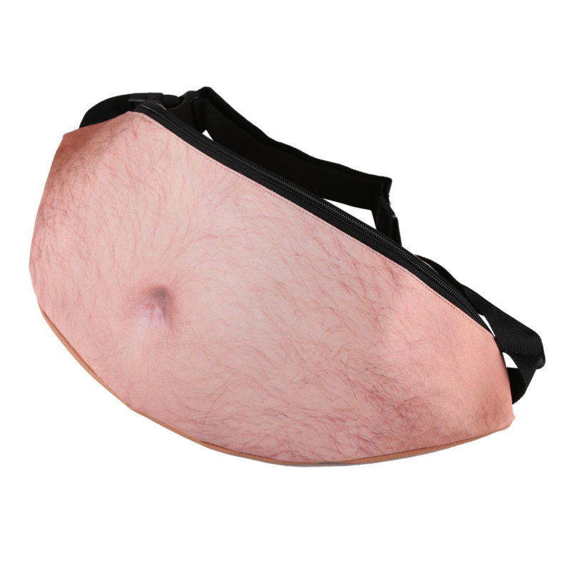 hairy belly bum bag